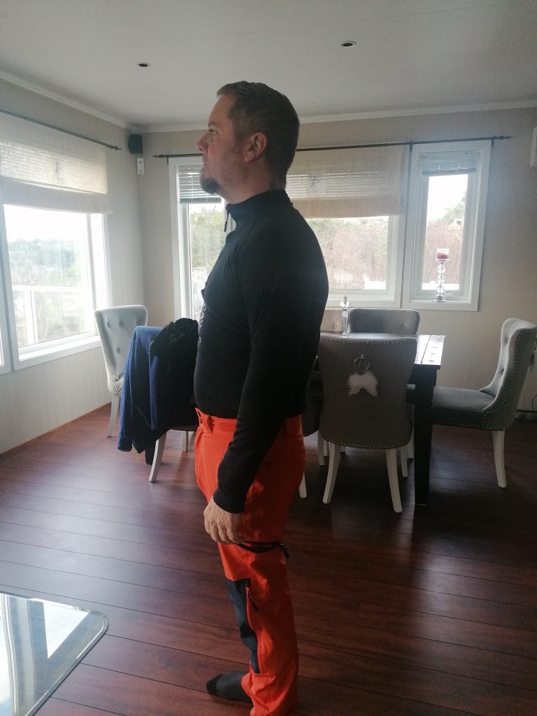 Kent Bruland outdoors during his training journey