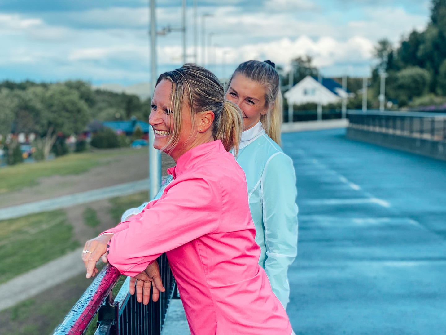 "Tren positivt og med et smil"- Nina