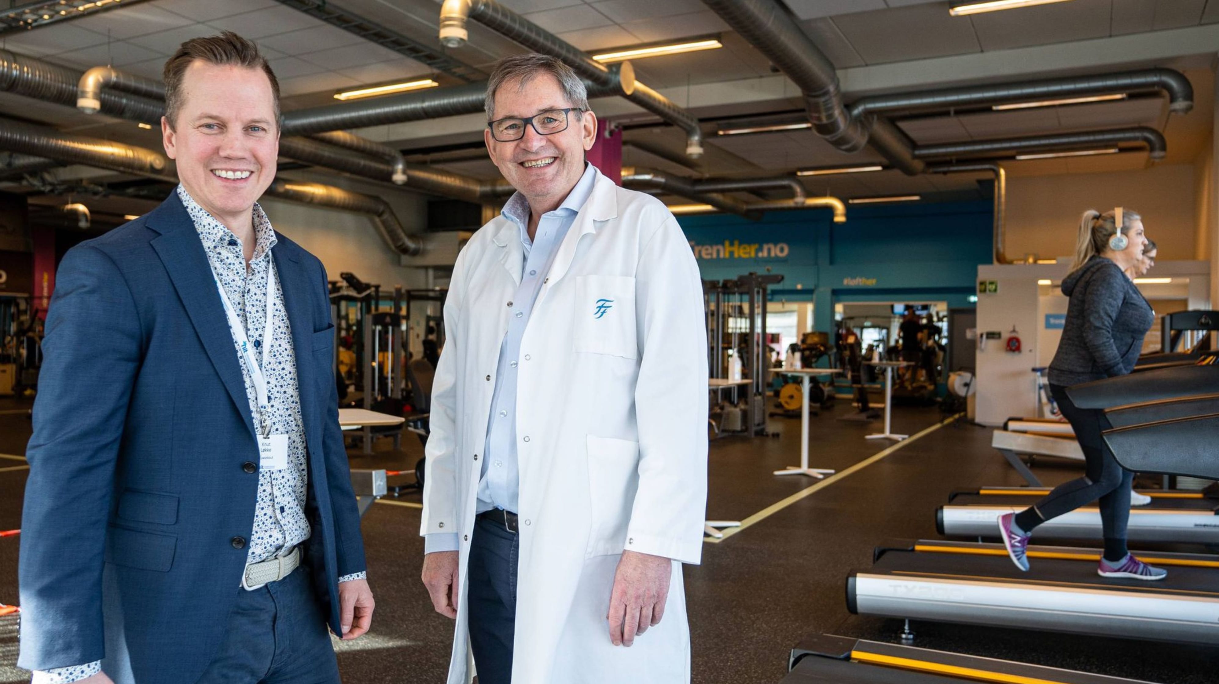 Myworkout-teamet samlet utendørs