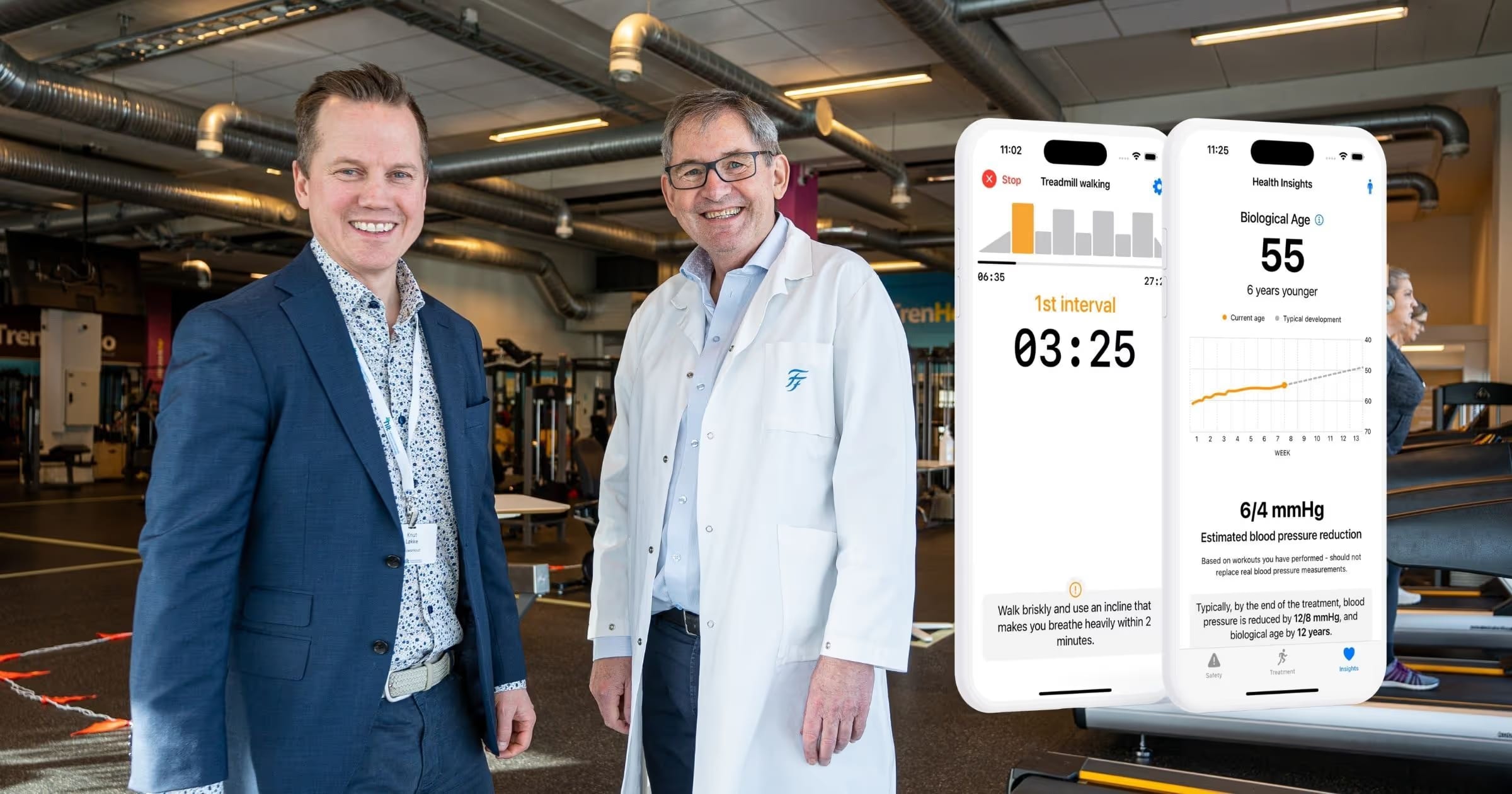 Myworkout Medical-appen vist på klinisk flate