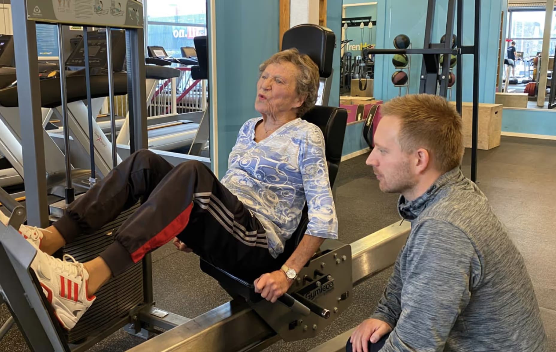 Started exercising at 83